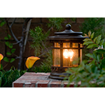 Santa Barbara VX 3-Light Outdoor Deck Lantern
