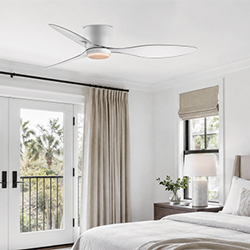Aeris 52" 3-Blade Hugger Fan w LED