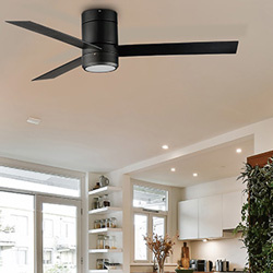 Tanker 52" 3-Blade Hugger Fan w LED Light Kit