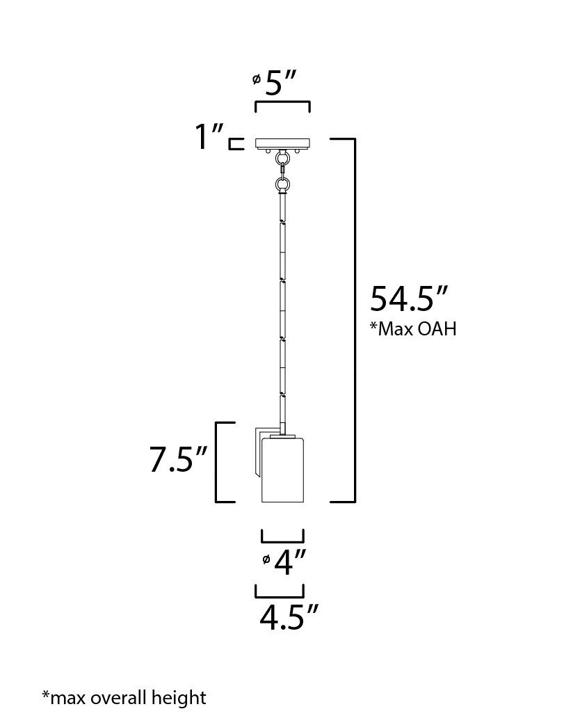 Dart 1-Light Pendant