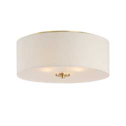 Maxim 39650SHBZ Mystic LED 16 inch Bronze Flush Mount Ceiling Light in Scotch  Crystal, 30.8