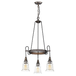 Revival 3-Light Chandelier - Chandelier - Maxim Lighting