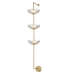 マロン Metropolis 3-Light X-Large LED Sconce - Wall Sconce - Maxim