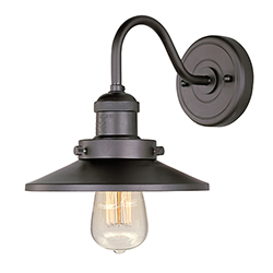 Mini Hi-Bay 1-Light Wall Sconce W/Bulb - Wall Sconce - Maxim