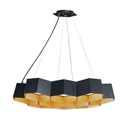 Honeycomb 10-Light LED Chandelier - Suspension Pendant