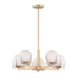Maxim 32477SWSBRBP Finn Mid-Century Modern Satin White Glass Ball Bath Vanity Wall Mount 7H x 25W Satin Brass/Brushed Platinum 3-Light 120 Total Watts Maxim 32477SWSBRBP Finn Mid-Century Modern Satin White Glass Ball Bath Vanity Wall Mount 7H x 25W Satin Brass/Brushed Platinum 3-Light 120 Total Watts