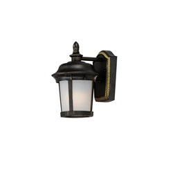 Fabric Shade Material Maxim 3024CDBZ Dover Cast 3-Light Outdoor Wall Lantern Dry Safety Rating CA Incandescent Incandescent Bulb Bronze Finish 40W Max. Seedy Glass Rated Lumens Maxim Lighting Standard Dimmable 