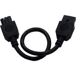 MAX 87876BK 9" CONNECTING CORD BLACK