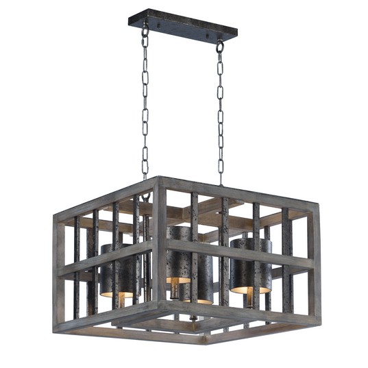 Cottage 4 Light Chandelier Single Pendant Maxim Lighting